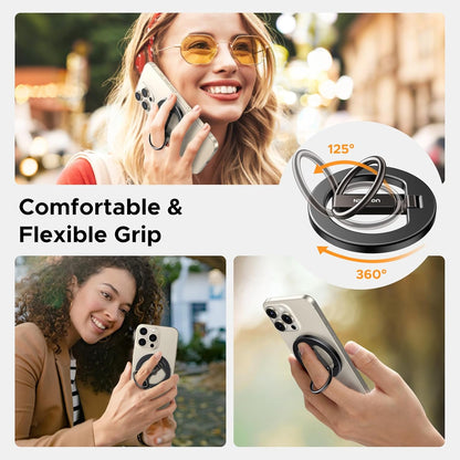 UGREEN Anillo Magnético para iPhone MagSafe – Soporte y Grip Giratorio Universal