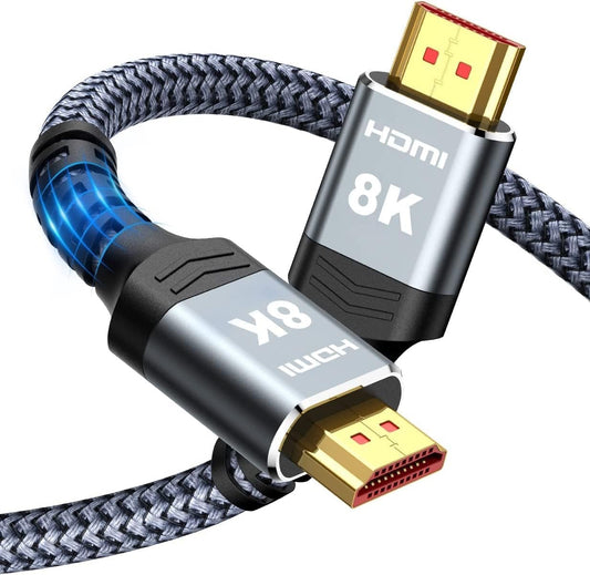 Cable HDMI Highwings 8K 60Hz Ultra High Speed 48Gbps, 1 Metro – Compatible con 4K@120Hz, HDR, eARC, DTS:X, y Más